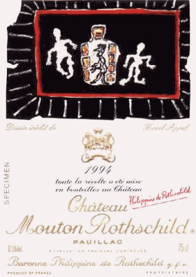 Chateau Mouton Rothschild  Label